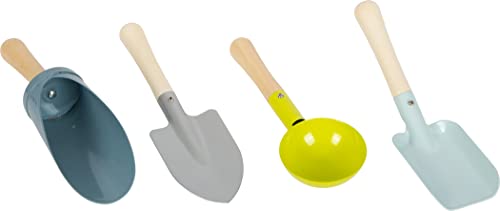 small foot Compact Hand Shovel Set made of wood & metal, garden aids for kids aged 3+ years, outdoor toys, 12387 - Image 2