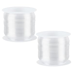 nbeads 30 Meter Klar Elastischer Riemen