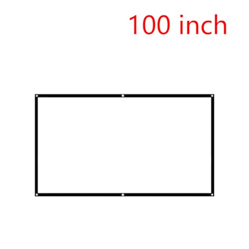 Pantalla de proyector simple 16:9 portátil 100 pulgadas miniatura 2