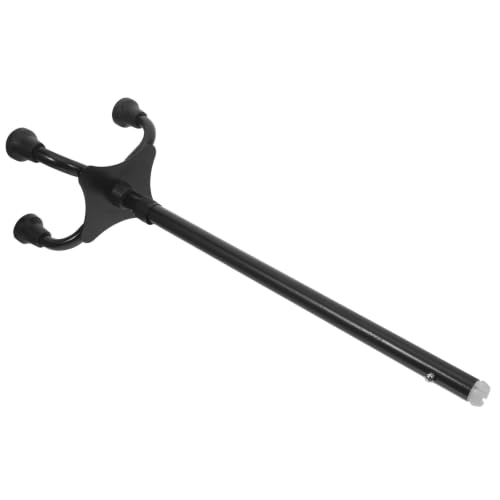 Walking Stick Foot Replacement Quad Cane Tips Four Leg Base Black