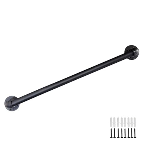 Toriexon Staircase Handrails 3FT, Galvanized Steel Stair Railing Easy to