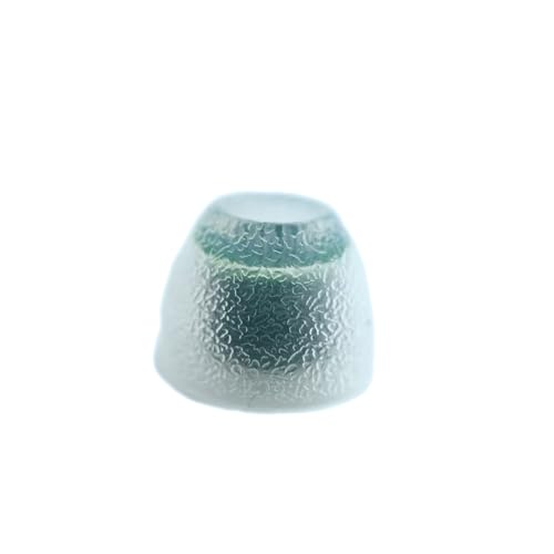Image of TANGZU Tang Sancai Balanced Bore Eartips, Medical Grade Hypoallergic Silicone in-Ear Monitor Ear Plugs for in-Ear Earphone, Replacement Earbuds Tips, IEM Eartips, Green, M, 3 Pairs