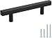 96mm Cabinet Pulls Kitchen Cabinet Handles Black 15 Pack - Peaha PHJ22BK 3.75 Drawer Pulls Black Modern Cabinet Hardware for Bathroom, Closet,Bedroom