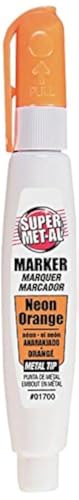 Super Met-Al 1296-1700 Squeeze Action Paint Marker Neon Orange