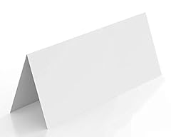 50 Stück Tischkarten blanko | als Platzkarten, Namenskarten, Tischreservierung, Hochzeit, als Hinweisschild