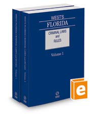 Paperback West's Florida Criminal Laws and Rules, 2021 ed. Book