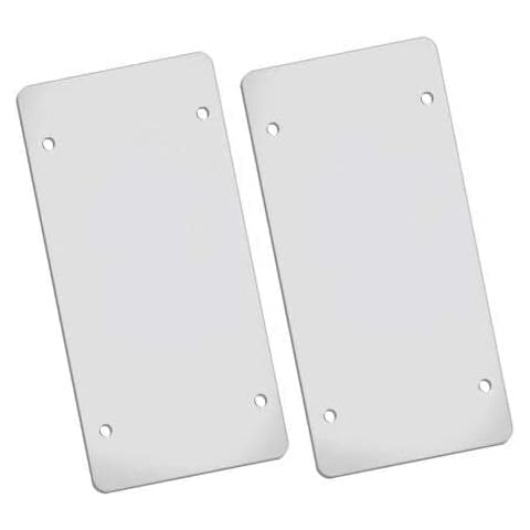 Flat Clear License Plate Cover 2 Pack Cover