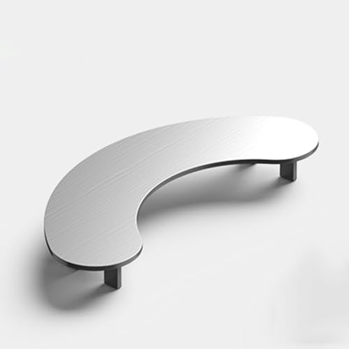 Support de moniteur support de bureau en arc organisateur d'écran d'angle en bois - 2
