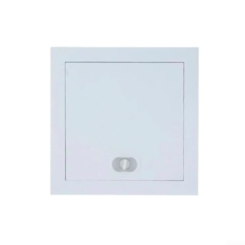 Puerta con solapa de control de mantenimiento de aleación de aluminio galvanizada equipada con interruptor giratorio fácil de usar (450 x 450 mm)