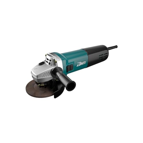 DNTI Power Angle Grinder 4inch 6.5-Amp,11000RPM Electric Grinder power Tools with Cutting Grinding Wheels,Lever,Auxiliary Handle and Grinding Wheel Shield for Metal and Rust Removal 53118
