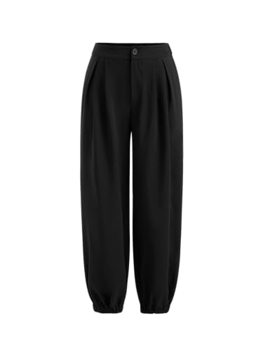 CIDER Women's Balloon Joggers Pants High Waist Botton Casual Stylish Trousers