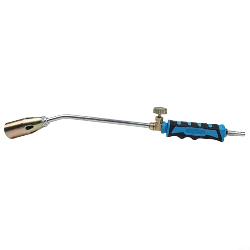 Honseadek Antorcha de propano para desmalezar con control de doble interruptor, quemador de gas para depilación de cerdo, herramienta de jardín de acero resistente al calor