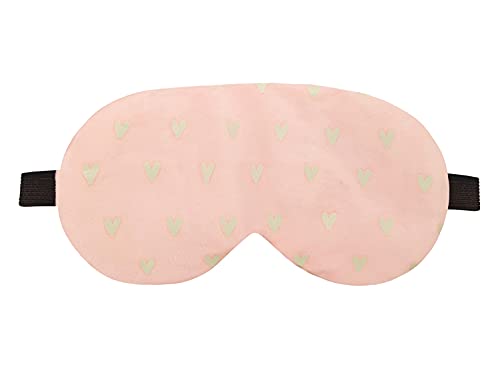 Image of Jenna Eye Mask For Dark Circles, Cooling Eyes, Pain Relief, Redness, Eye Cooling Gel Pad Stretchable For Eye Relaxing, Sleeping Mask (Velvett Heart Pink)