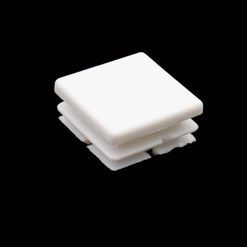 Image of Antrader Square Plastic Plug Insert,1-Inch Square Tubing End Caps,Chair Leg Inserts, Glide Protection for Chairs and Furnitures (30 Pack)