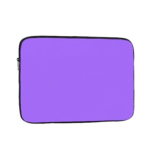 Solid Color Light Purple Laptop Sleeve Case 15 Inch Suitable For Notebook Computer Tablet Traveling Carrying Simple Case