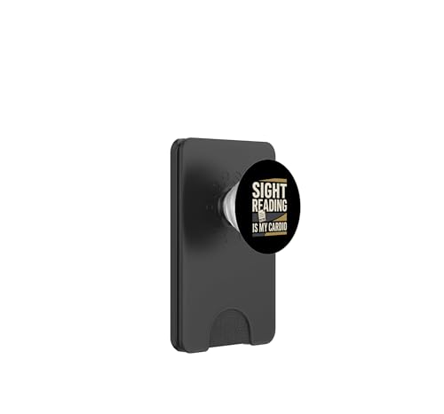 PopSockets PopWallet MagSafe pour piano et chorale : porte-carte et support de musique chic
