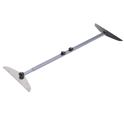 Règle de mesure d'escalier Cocoarm en aluminium réglable de 30 à 49 pouces avec 4 boutons
