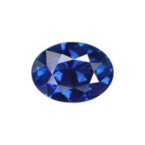 Pierre précieuse saphir bleu pour cadeau de joaillerie unique