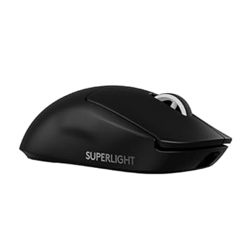 Logitech G Mouse para jogos sem fio Pro X SUPERLIGHT 2 LightSPEED, pesquisa 4K, leve, interruptores híbridos LIGHTFORCE, sensor HERO 2, 32.000 DPI, 5 botões programáveis, carregamento USB-C, PC e Mac