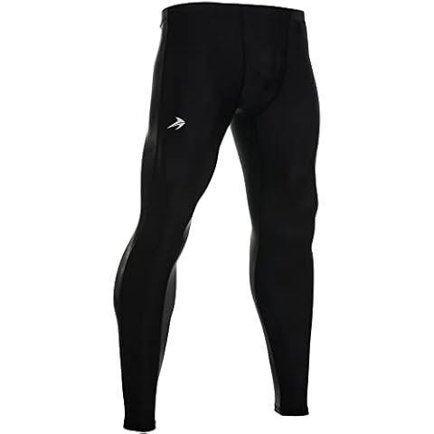COMPRESSIONZ Compression Pants Men Running Tights Mens Leggings for Sports Black Cover
