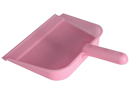Image of Heart Home Plastic Lightweight 10 inch Dustpan with Comfort Grip Handle for Easy Sweep Broom, Pack of 6 (Pink & Blue & Green)