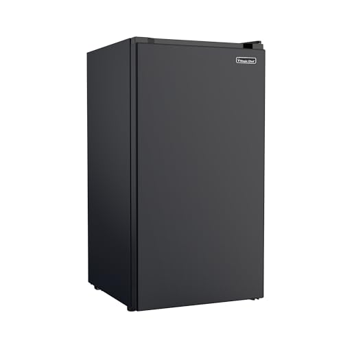 Image of Magic Chef 3.2-cu. ft. Mini Fridge in Black, Small Compact All Refrigerator with No Freezer for Bedroom, Apartment, Dorm Room, Office