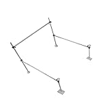 AQUOS Guard Bar for 7.5ft /8.8ft /10.2ft Inflatable Pontoon Boat, Inflatable Raft Fishing Bass Fishing, Saltwater and Freshwater Fishing