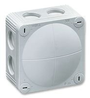 WISKA COMBI 308/5/W Enclosure, IP66, Junction Box, 51 mm, 85 mm, 85 mm, PP (Polypropylene), White (1 piece)