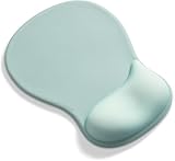 Design moderne et élégant: Le tapis de souris avec repose-poignet offre un look minimaliste et professionnel, disponible en plusieurs coloris pour s’adapter à tous les styles de bureau