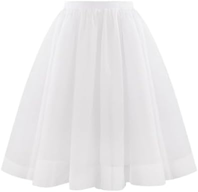 Tüllrock Damen Unregelmäßiger 3-Lagiger Retro Ballet Tütü Rock – Petticoat Für Tanz, Karneval & Cosplay