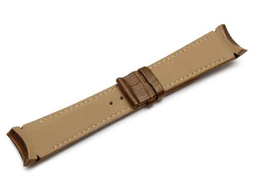 Image of RAYYN TOTTES02 COMPATIBLE FOR TISSOT COUTURIER 1853 & OTHER MODELS WATCHES Genuine Leather Watch Strap (Brown)