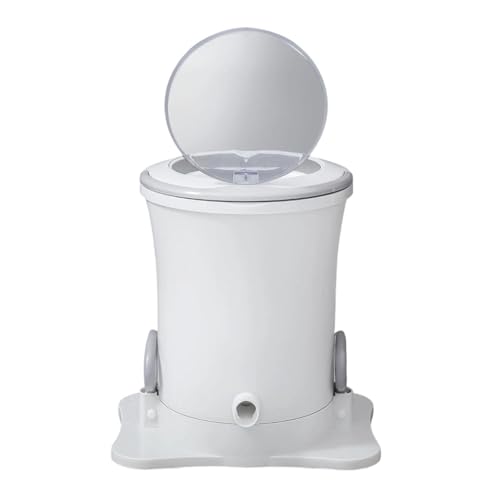 Catálogo de secadora centrifugadora de ropa que Puedes Comprar On-line. 48 SiaBiced Mini secadora de ropa manual compacta y portátil para dormitorios, casas rodantes, apartamentos, casas y campamentos, Blanco, M