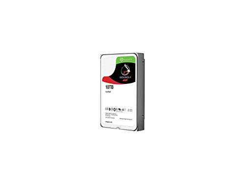Image of Seagate IronWolf 10Tb NAS Internal Hard Drive HDD - 3.5 Inch SATA 6GB /S 7200 RPM 256MB Cache for Raid Network Attached Storage (ST10000VN0004)