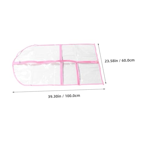 Dance Garment and Girls Costume Bag Pockets Pvc Suit Coat Storage Portable Clothing Organizer for Boys Girls2