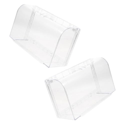 SEWOART 2pcs Socket Waterproof Box Plug Outlet Insoles Outdoor Plug Receptacle Protector Wall Outlet Cover Home Socket Cover Outlet Case Electrical Panel Covers Transparent Plastic