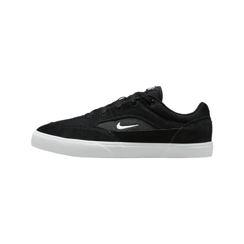 Nike SB Malor Skate Shoes Black - White - Black