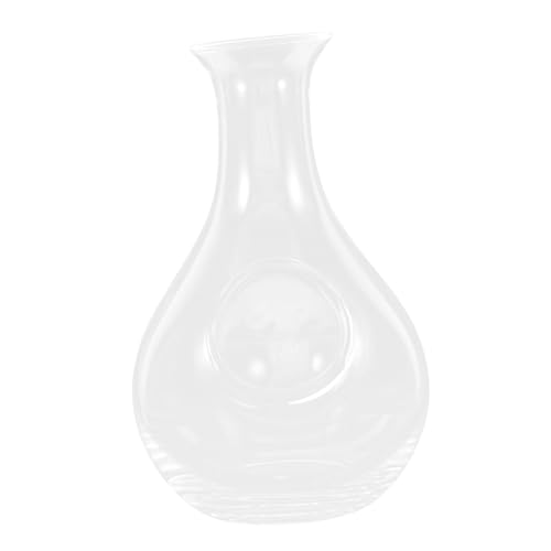 WEKADRIN Decanter Vino Giapponese in Vetro Trasparente Dispenser Raffreddante per Sake e Vino Sul Ghiaccio Caraffa e Regalo