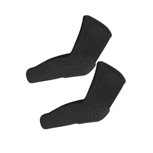 GOOHOCHY 2 Pcs Sports Pads Men Running Basketball Fitness Meniscus Injury Protector Warm Protective Gear s Black