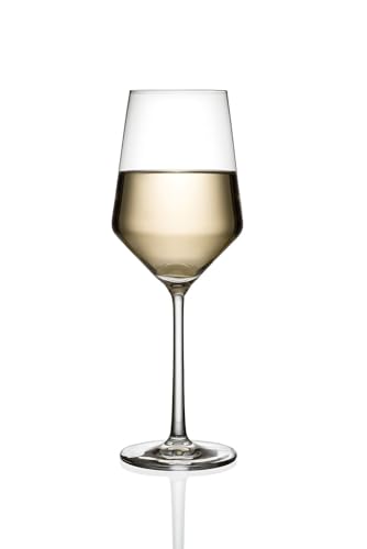 Schott Zwiesel Pure Glassware - White Wine Glasses - Set of 2, 408ml Capacity, Tritan Glass, Dishwasher Safe.