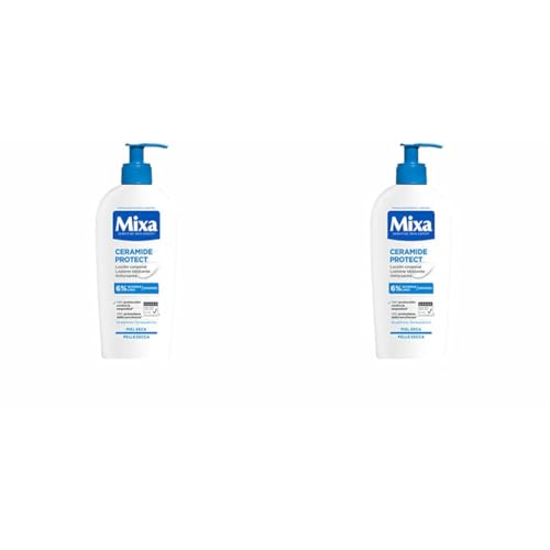 Mixa Ceramide Protect Loción Corporal Piel Seca, 250ml (Paquete de 2)