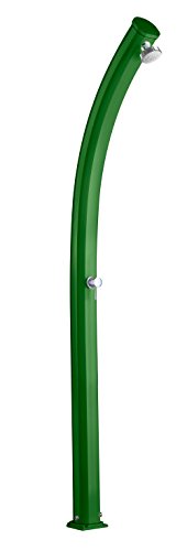 Ducha A Calefacción Solar Arkema A500/6016 Jolly Verde Ducha Solar Dal Diseño Curvo Totalmente De Aluminio Tratamiento Anticorrosión