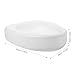 PartyKindom Toilet for The Elderly Bedridden All Men Raised Bedpans Patient Seniors Bed Adults Females Elderly Bedpan Heavy Duty Bedpan Elderly Male Bedpan Plastic White
