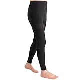 BEAHING Kompressionsstrümpfe, Leggings, Bauchkontrolle hohe Taille Elastic Yogamhose Frauen, Schwarze Kompressionsstrumpfhose für Frauen, Leggings