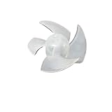 pale del ventilatore in plastica per uso domestico Parti del ventilatore for asciugacapelli da barbiere in plastica di qualità a 4 lame