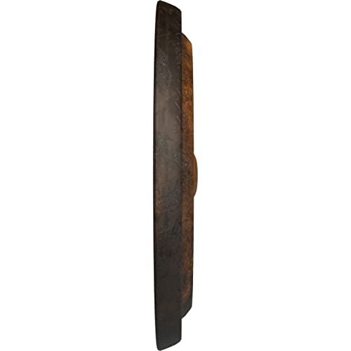Image of 9 5 /8 inchOD x 1 1 /8 inchP Maria Ceiling Medallion (Fits Canopies up to 1 3 /4 inch), Rust