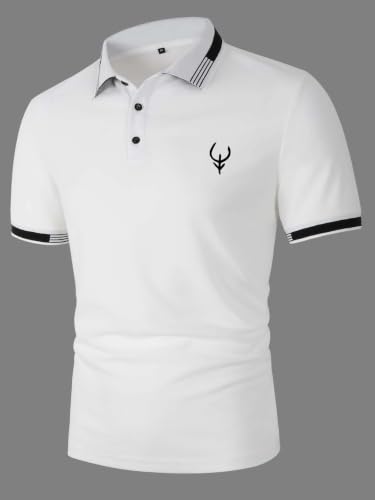 Image of Lymio Polo T Shirt for Men || T Shirt for Man || Collar T Shirt Style Men (Packs Also Available) (Polo-40-43)