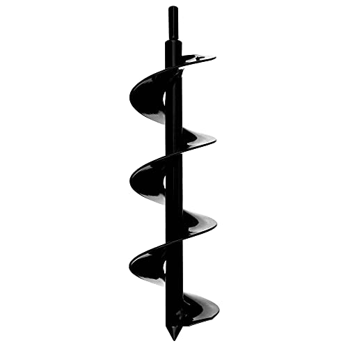 Power Planter DIY Guru Garden Auger- 3x12 Drill Bit Hole Digger for Post Diggers Digging Holes- Bulb Planter Tool- Auger Drill for Planting- Garden Digging Tool- 3/8 Non-Slip Hex Drive