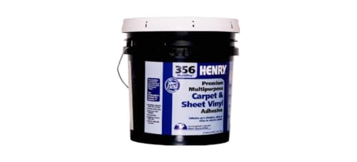 Henry 12075 Premium Multi Purpose Carpet & Sheet Vinyl Adhesive, 4 Gallon