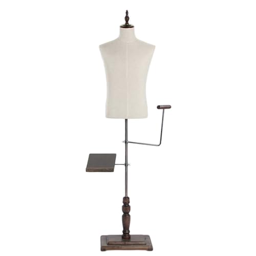 Buste de mannequin réglable avec support, présentoir de vêtements pour costumes et chaussures, vente au détail et affichage de la mode