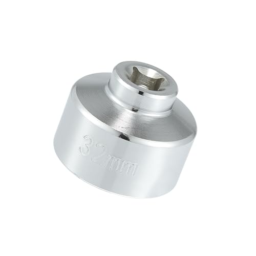 INFINAUTO 32mm Low Profile Oil Filter Wrench Cap Socket Remover Tools for Car Stylish Design